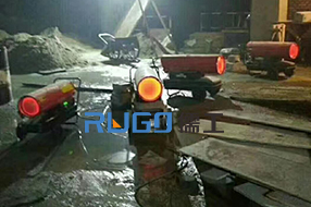 工業(yè)暖風機用來烘干建筑工地混凝土